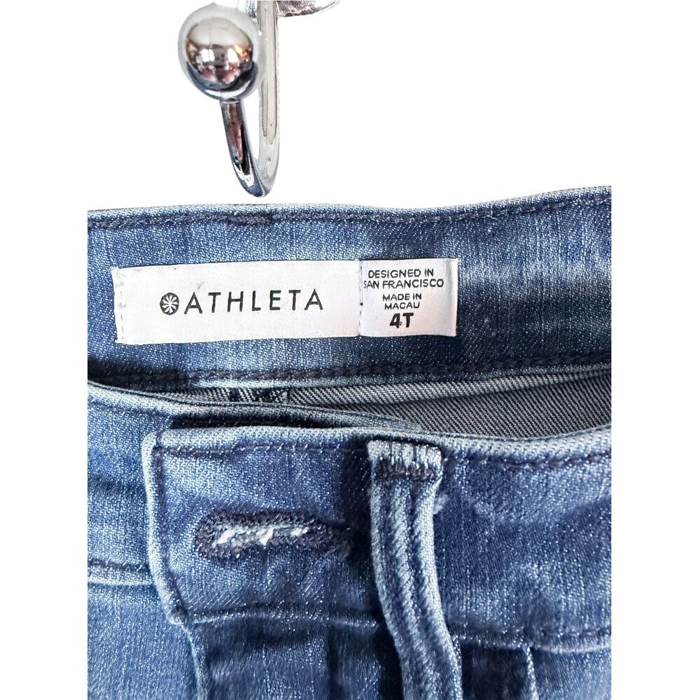 Athleta Sculptek Women's 4T Tall Stretch Denim Jeans Blue Skinny Slim Fit - Picture 3 of 13